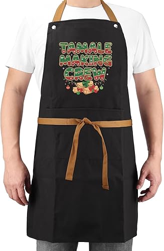 Miniatura 6 de Tamale Making Crew - Delantal divertido navideño para mujer