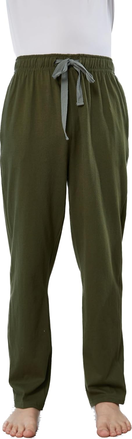 HiddenValor Boys Knit Cotton Pajama Lounge Pants with Pockets