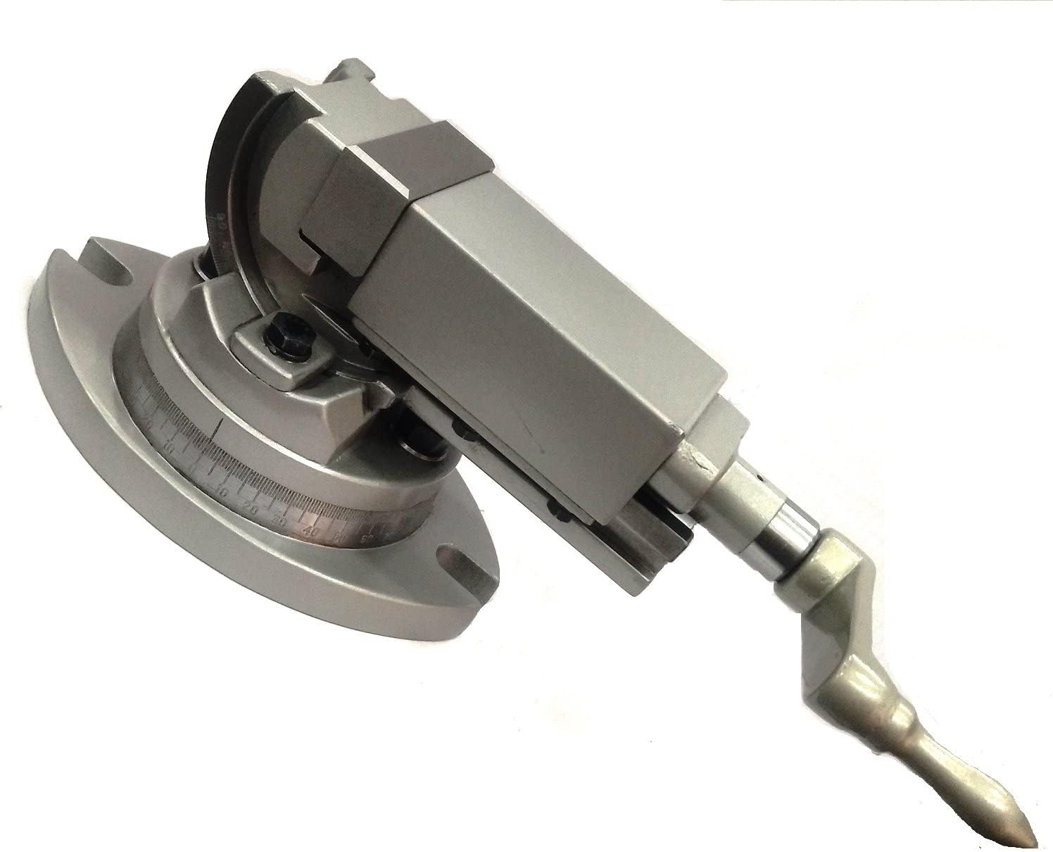 Buyohlic Morsa di precisione girevole e inclinabile ad angolo a 2 vie (2 vie - 2" pollici (larghezza mascella 50 mm)