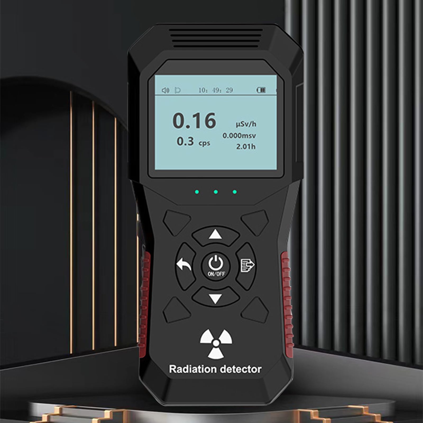 Kernstrahlungsdetektor Hoher Genauigkeit Radioaktiver Detektormesser Gamma Datenprüfer Dosimeter Geigers Counter Kernstrahlungsmessungstests Messgerät