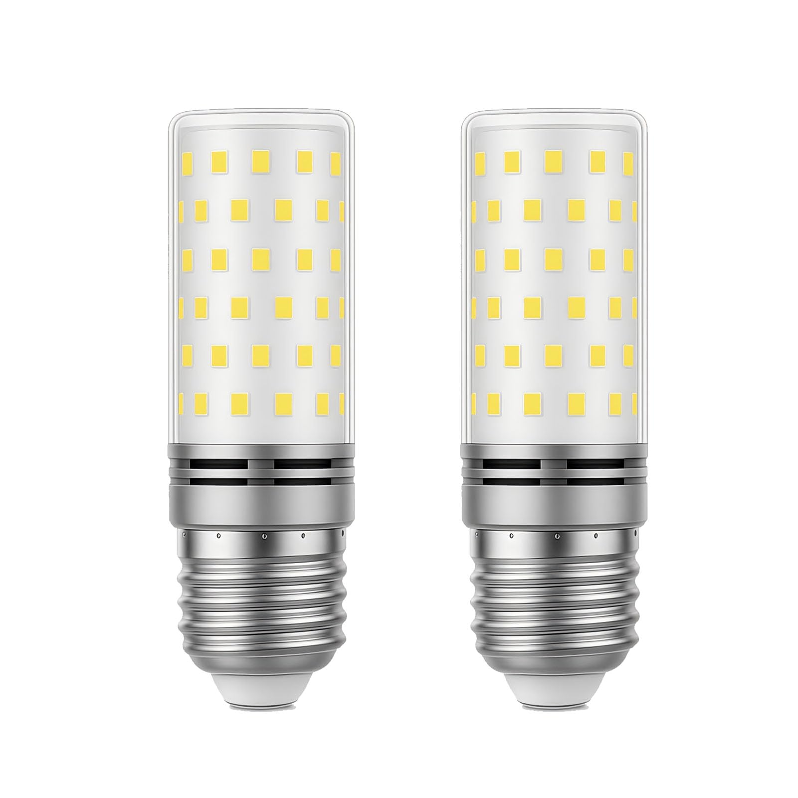 Euxper E27 LED Bulbs Cool White 6000K 10W Energy Efficiency Class C, E27 Edison Screw Light Bulbs 180W Incandescent Equivalent, 1800LM Non-Dimmable Corn Light for Home Lighting, 220–240V, Pack of 2