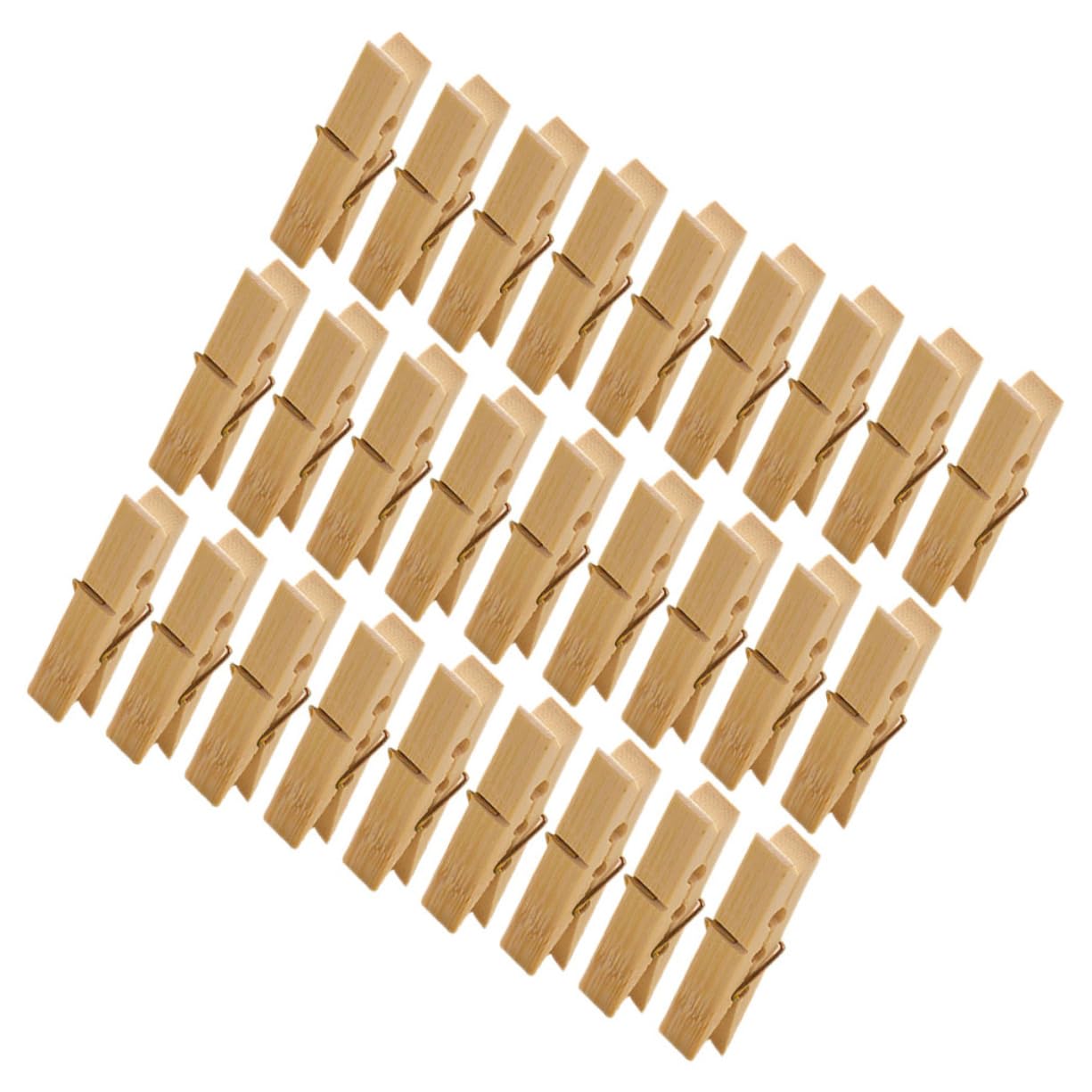 ABOOFAN 100stücke Holz Wäscheklammern Für Wäscheleinen Langlebig Befestigen Von Kleidung Decken Und Steppdecken Winddicht Und Kratzfrei