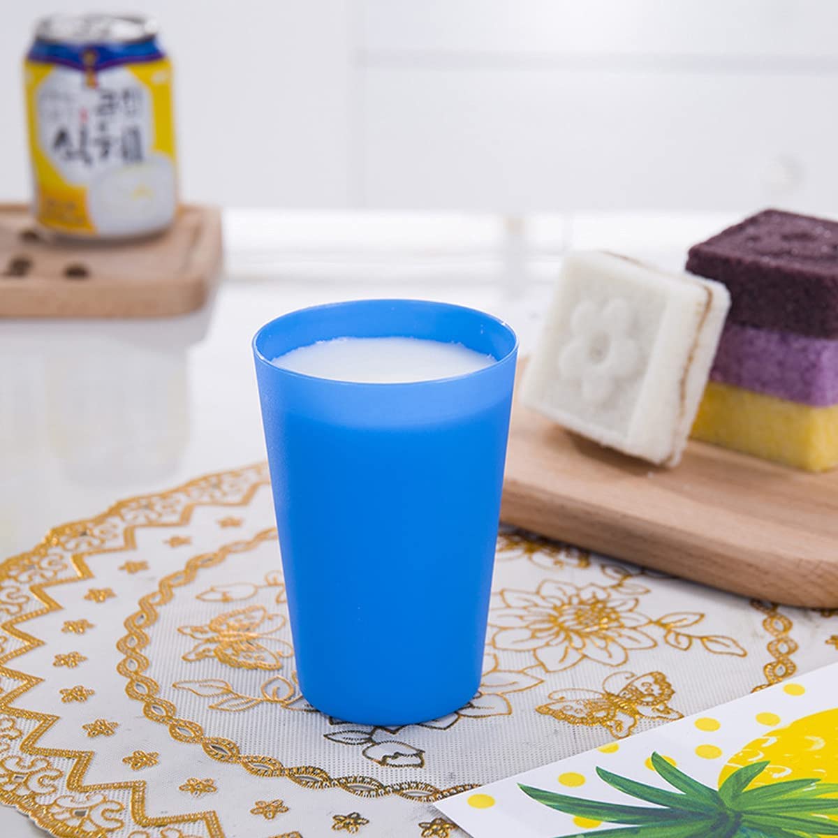 Amazon | プラスチックカップカラフル飲料カップ200ml試飲用業務