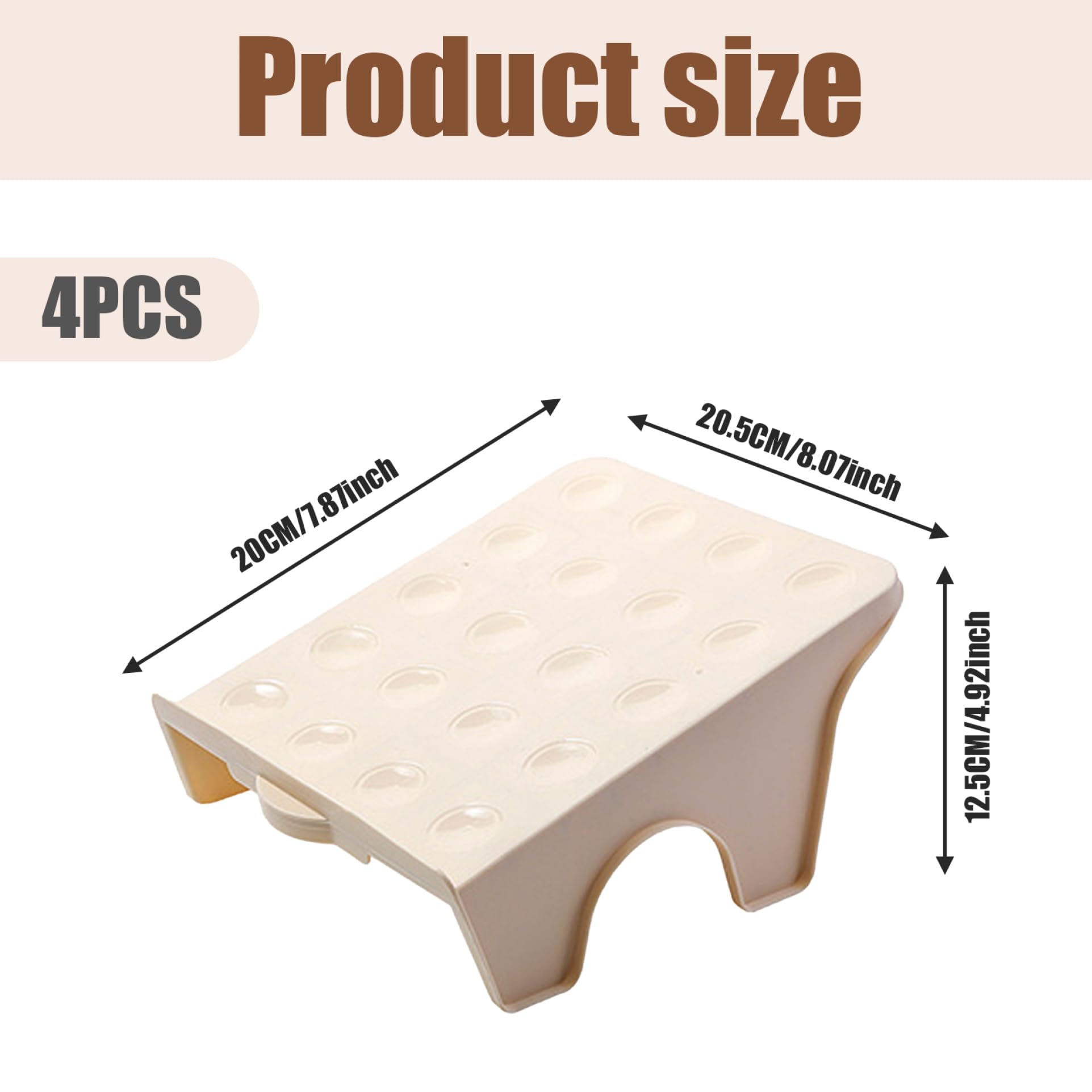 Organizzatore Scarpe 4 Pezzi - Portascarpe Antiscivolo A Doppio Strato, Grigio, Salvaspazio Per Armadio - Foto 8