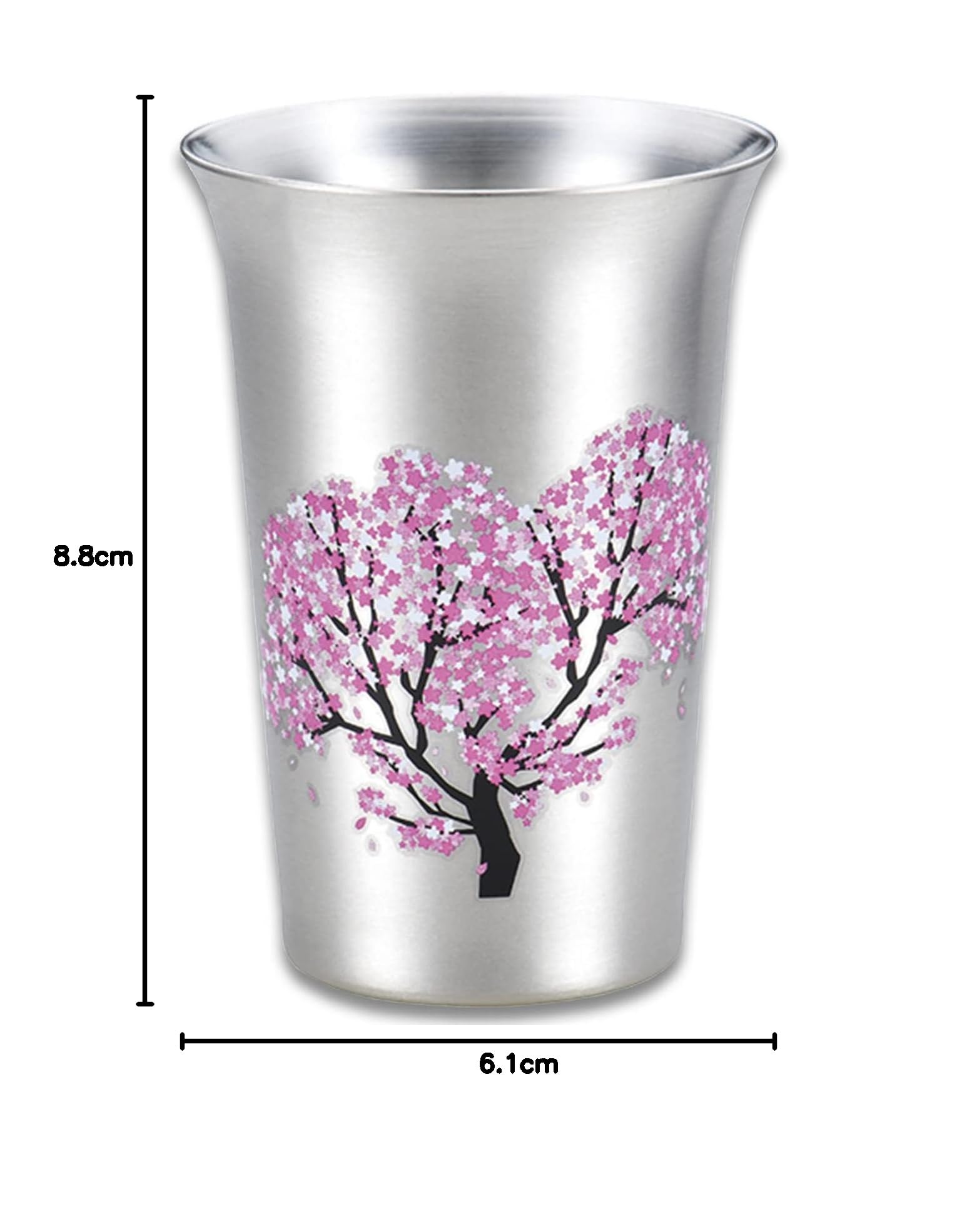 Amazon.co.jp: スリースノー 日本酒グラス 150ml 桜 冷たいお酒を注ぐ 