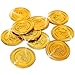 German Trendseller® - 32 Piraten Gold - Münzen ┃ Gold-Taler┃ Piraten Schatz ┃ Piraten Party ┃Seeräuber┃Schatzsuche ┃ Kindergeburtstag