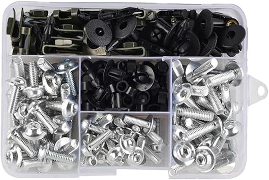 Bodywork Screws Motorcycle Full Fairing Bolts Kit For Suzuki GSXR600 GSXR750 GSXR1000 GSXR1250S GSX R600 R1000 R750 R1250S GSXR 600 750 1000 Complete Clips NutsSilver