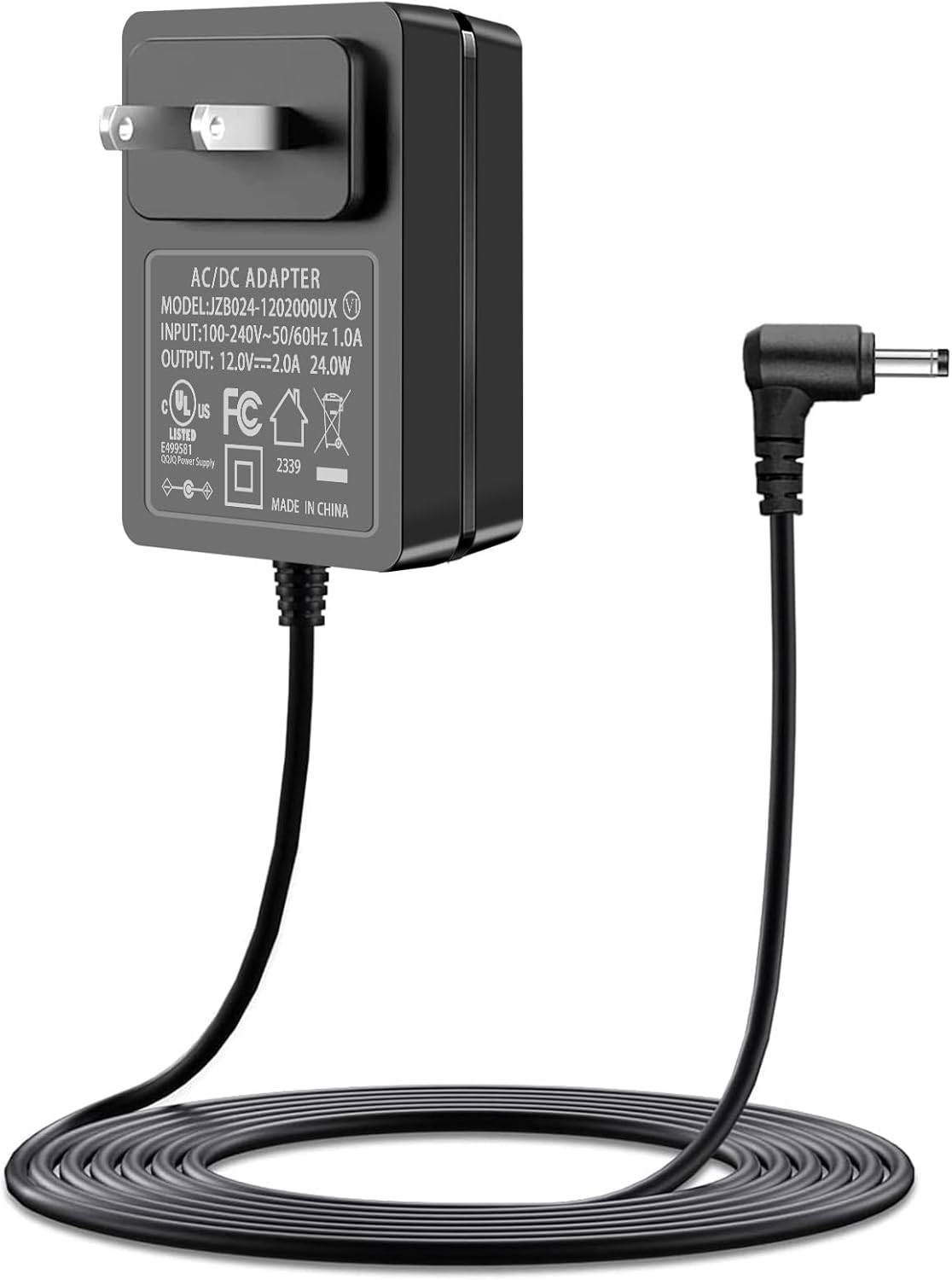 12V Laptop Charger for Gateway, 12V 2A Power Supply for Gateway GWTC116-2BL GWTN156-11BK GWTC116 GWTN116 GWTN156 GWTN141 GWNC21524 GWTN133 N11SP3; EVOO EV-C-116-5 AC Power Adapter Cord.