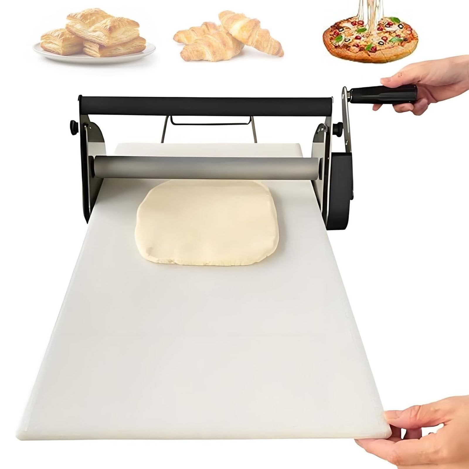 Macchina elettrica di Sheeter della pasta con spessore regolabile per la cottura professionale