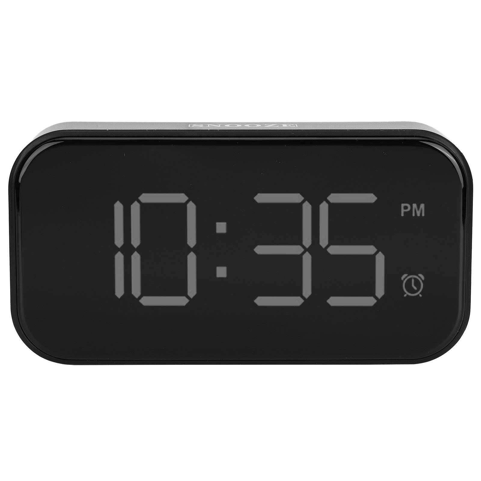 Horloge de Chevet Tactile LED pour chambre et voyage avec alarme puissante et double port USB