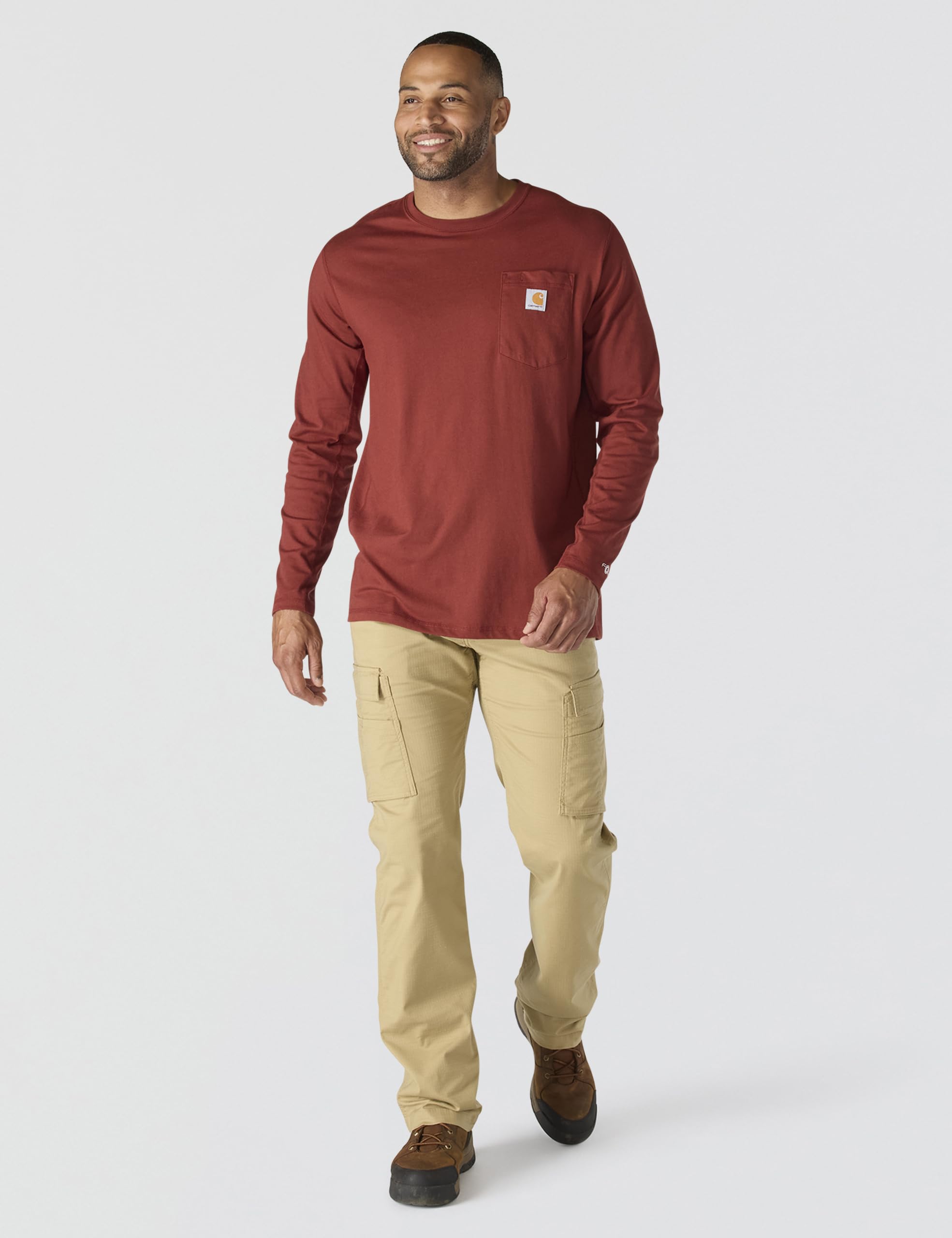 Carhartt Force Relaxed Fit - Maglietta A Maniche Lunghe con Tasca Force Relaxed Fit - Maglietta a Maniche Lunghe con Tasca Uomo (Pacco da 1)