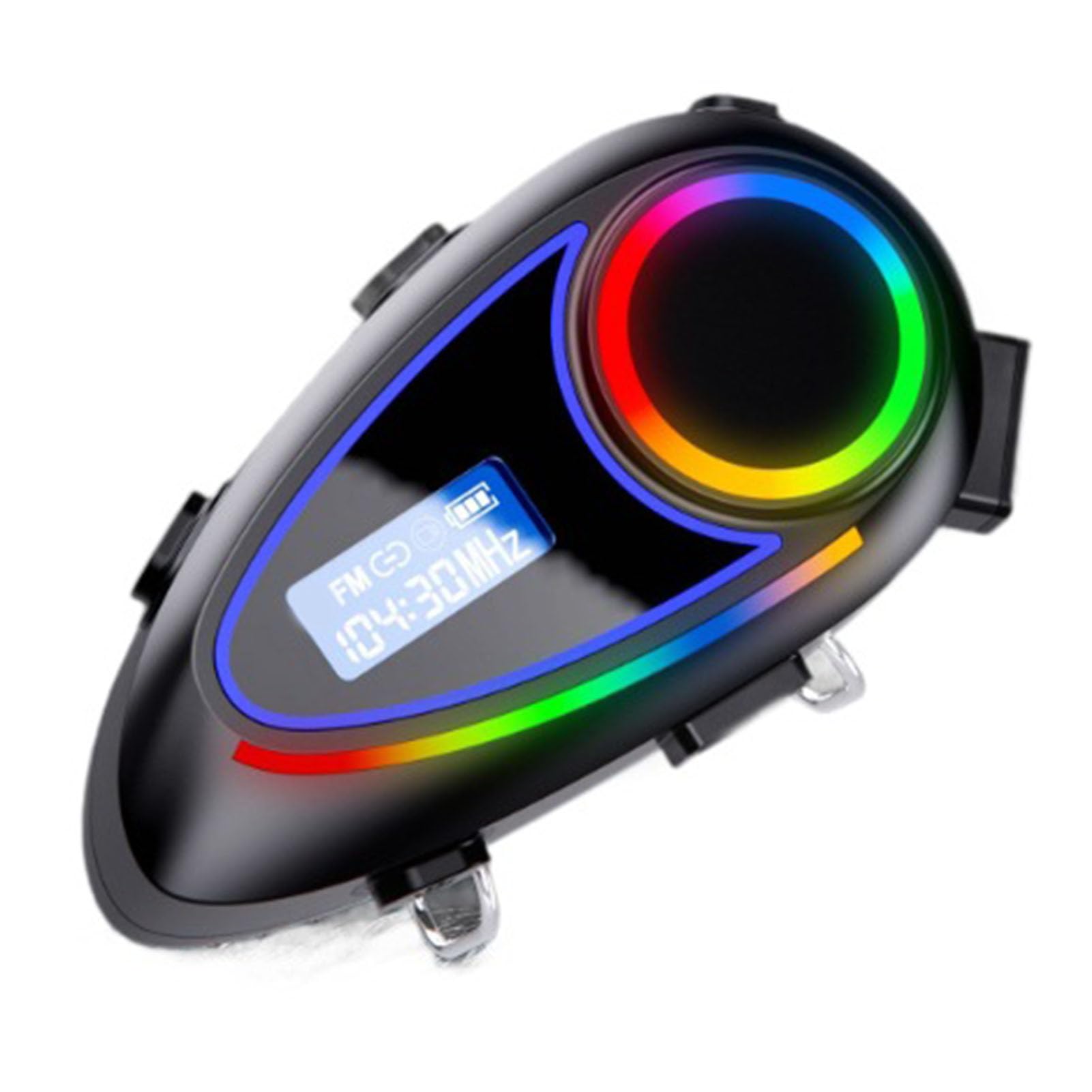 Altoparlante per Auricolare Stereo per Moto HIFI, Cuffie Wireless per Casco Impermeabile IP65 con Controllo di Assistenza Vocale, per Chiamate Chiare e Condivisione di Musica
