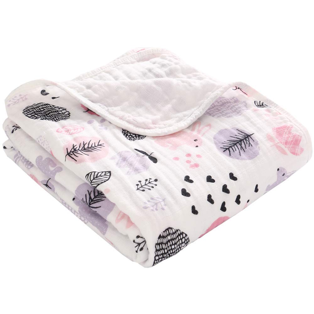 Miracle Baby Muslin Swaddle Blankets Large Cotton Receiving