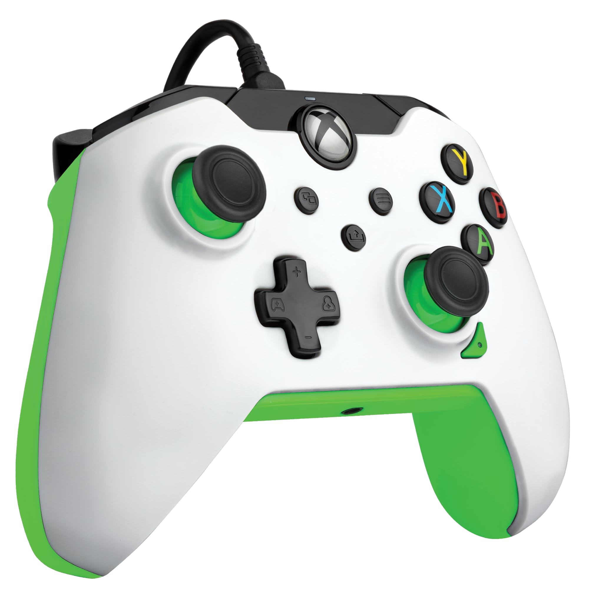 PDP Wired Video Game mando Neon White for Xbox Series X|S, Gamepad, Gaming mando, Xbox One, Officially Licensed