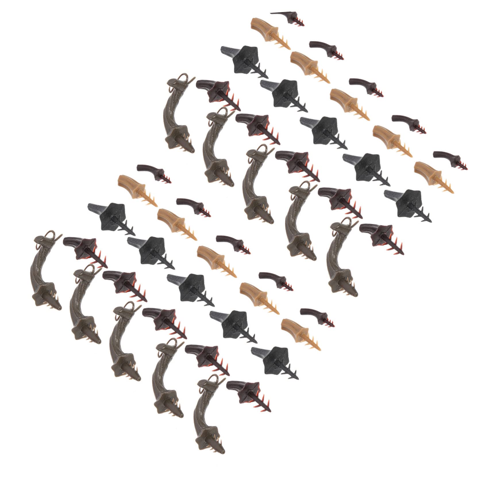 Abaodam 40pcs Simulated Pumpkin Handle Thanksgiving Pumpkin Decor Crafting Stems Pumpkin Stem DIY Pumpkin Handle Jack- o- Lantern Decoration DIY Pumpkin Props Plastic Material self Made