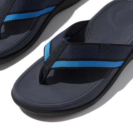 Fitflop mens F-mode Go Mens Tonal-edge Webbing Toe-post Sandals