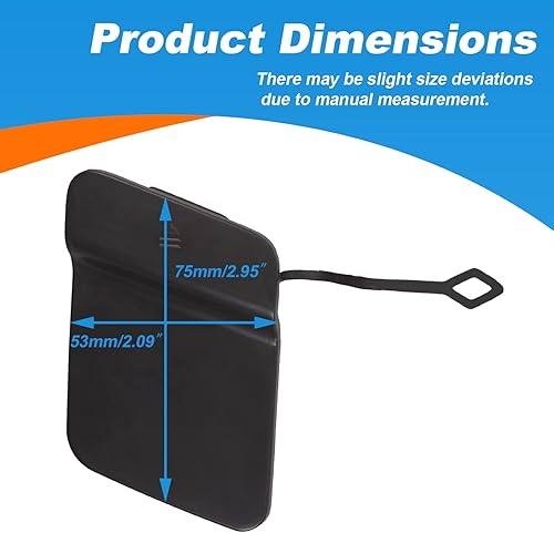 Miniatura 5 de Cubierta de gancho de remolque para parachoques trasero, tapa de ojo de remolque para Mercedes Benz X204 GLK300 GLK350 2009 2010 2011 2012