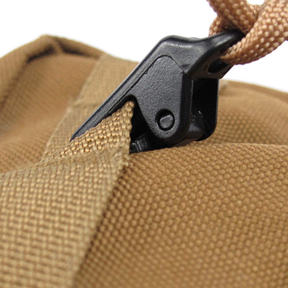 Generic Tarp Clips Heavy Duty with 10 Pcs Plastic Tarp Clamps for Camping, Black - Image 3