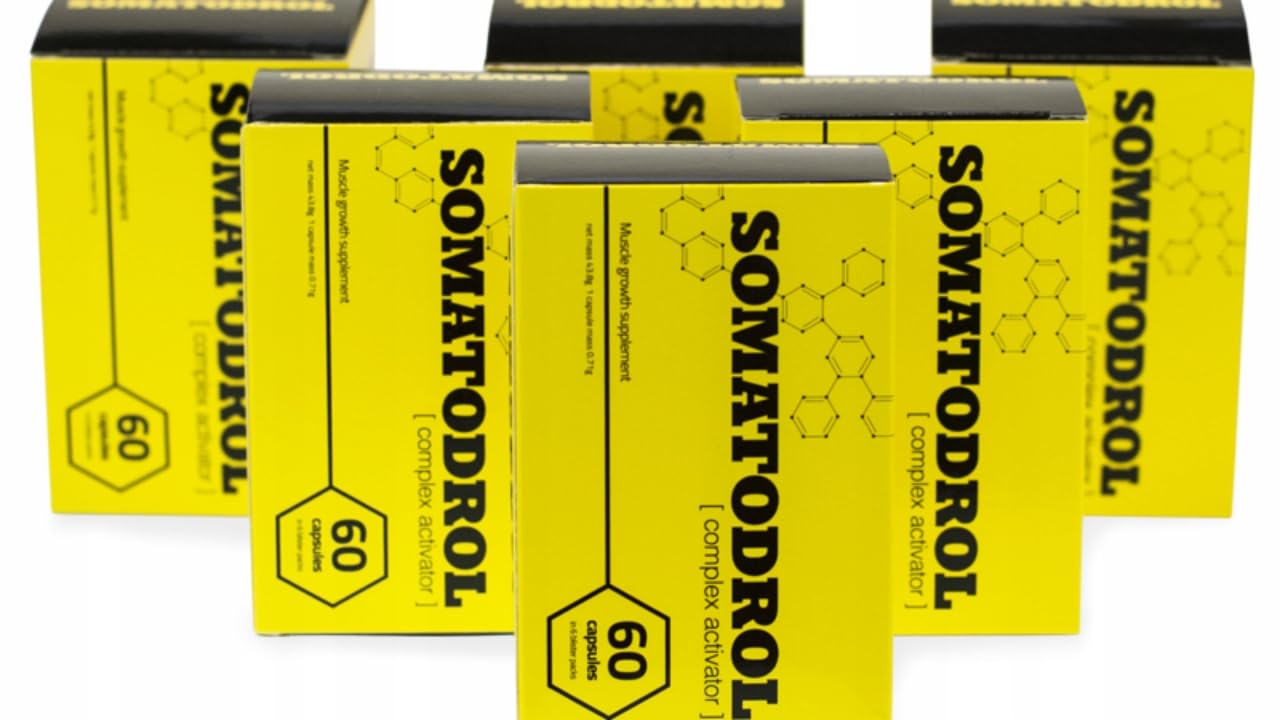 6x Somatodrol Integratore alimentare Massa e forza per i muscoli