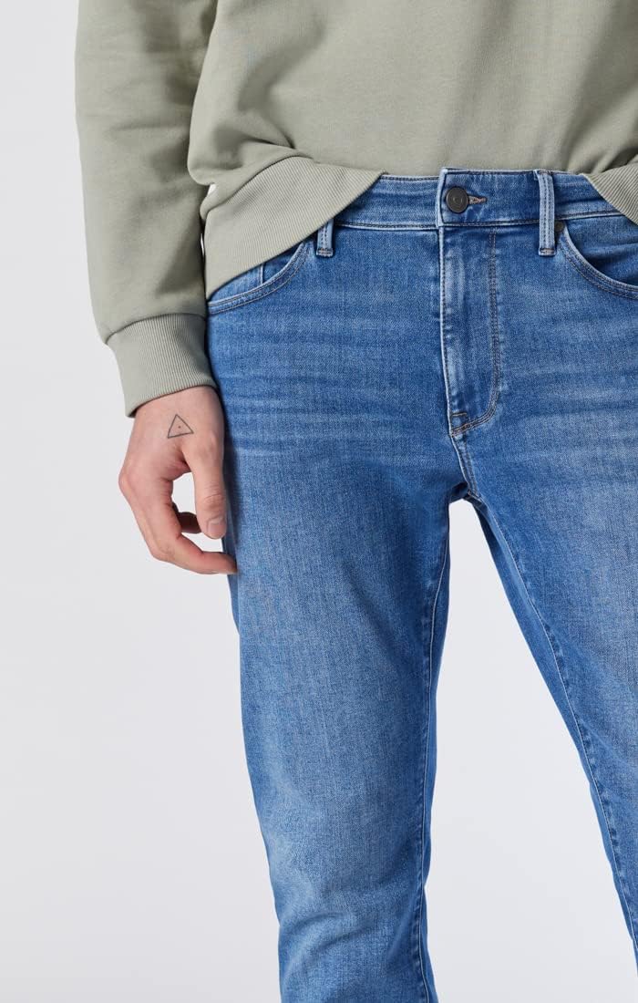 Mavi Men's Jake Regular Rise Slim Leg Jeans, Mens Skinny Jeans, Slim Jeans for Men, Work Pants for Men, Denim Jeans - Image 6