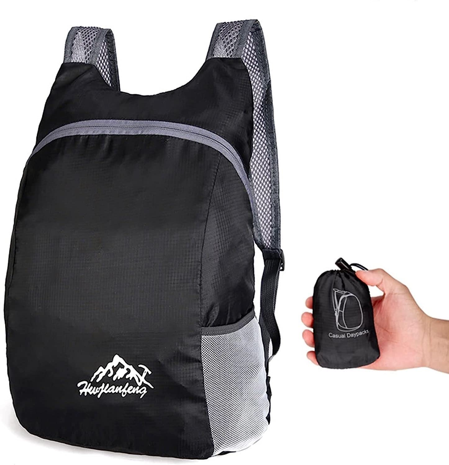 VIKY Foldable Backpack Ultralight Waterproof 20L Backpack Foldable Practical Folding Backpack Travel Backpack Waterproof Packable Backpacks for Men Women Children Travel Outdoor Camping Climbing