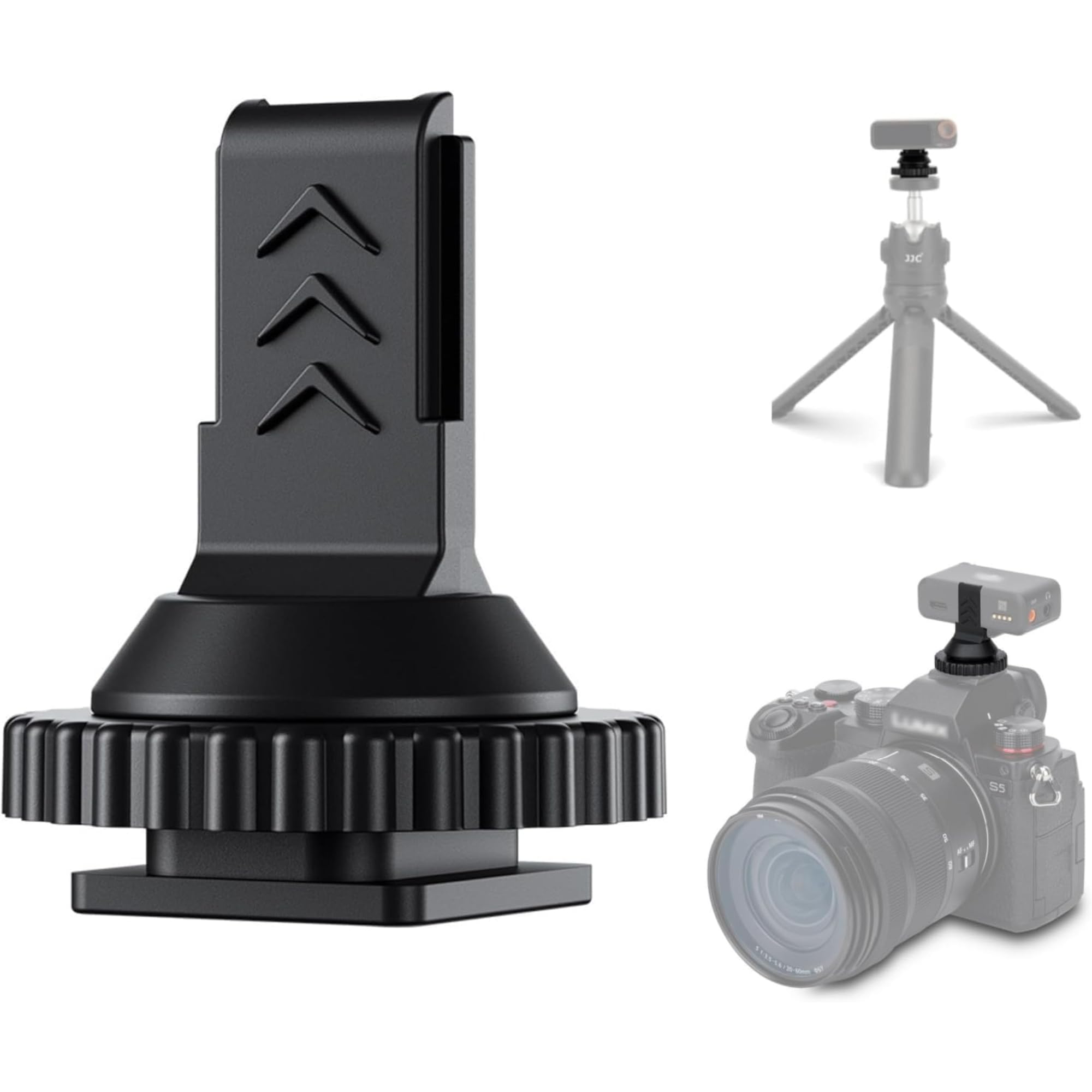 【美品】DJI Mic 2+カメラアダプター Amazon.com : JJC Cold Shoe Mount Adapter for DJI Mic 2 with 1/4