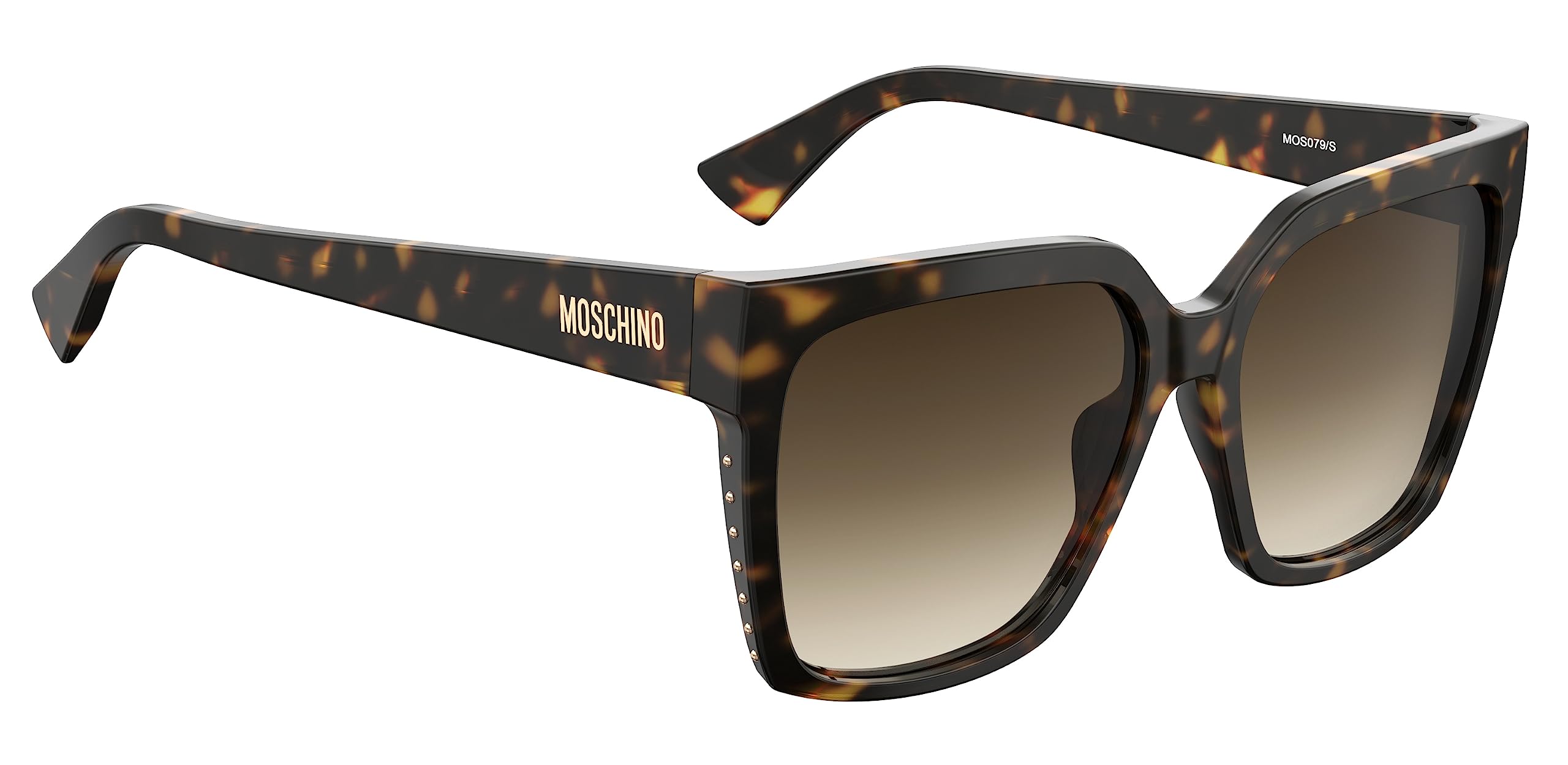 Moschino Women Polarized UV Protected Acetate Square Sunglasses