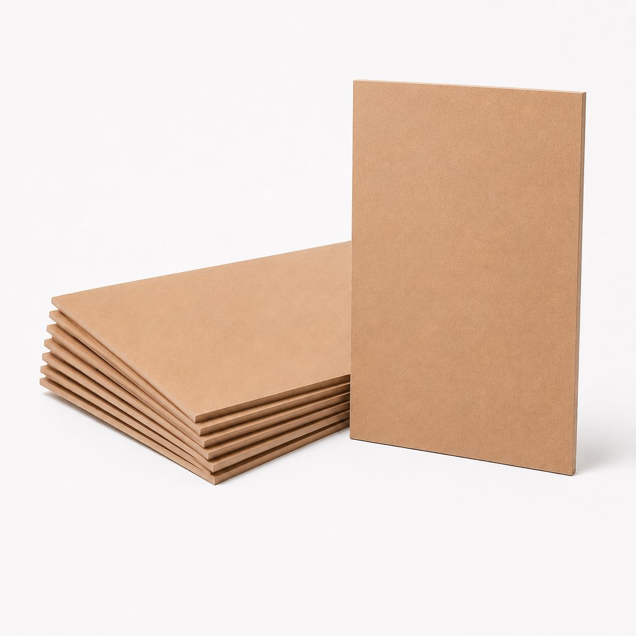 FRAMECREST 2mm MDF Backing Board 40x50 CM - Plywood Cardboard Sheet for Painting, DIY, Drawing - Strong Cut to Size Wooden Block for Crafting, Engineered Wood Backboard, MDF Backing