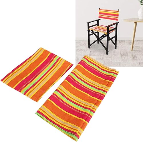 Miniatura 9 de Tbest Fundas de repuesto para sillas Ctors, funda de repuesto para silla de director, 1 juego de tela de repuesto para silla de director,