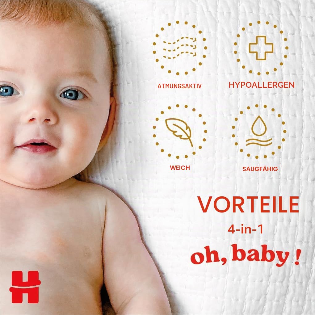 Huggies Extra Care Windeln, Größe 3 (6-10 kg), 2 Packungen mit 40 Windeln
