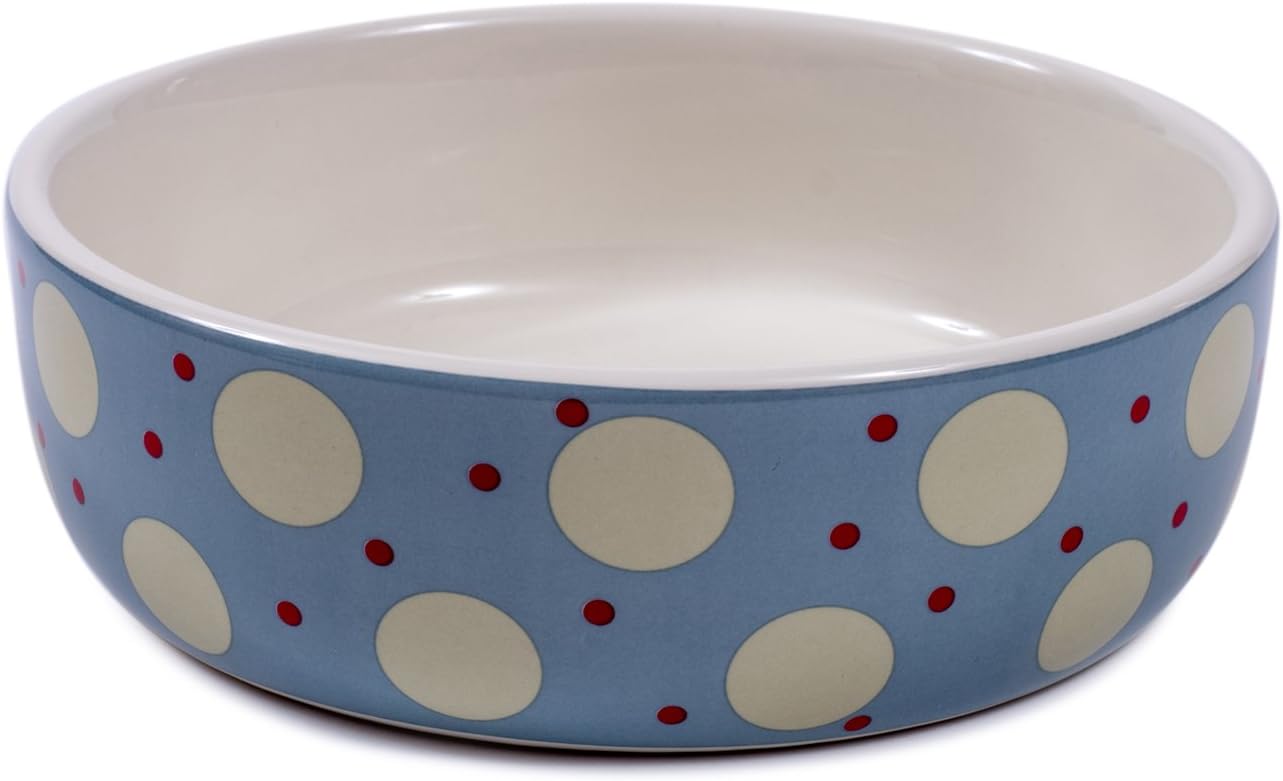 Petface Ceramic Cat Bowl, Marine Spot Amazon.co.uk Pet Supplies