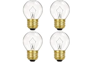 40W Oven Light Bulb - High Heat Resistant - G45 Appliance Light Bulbs