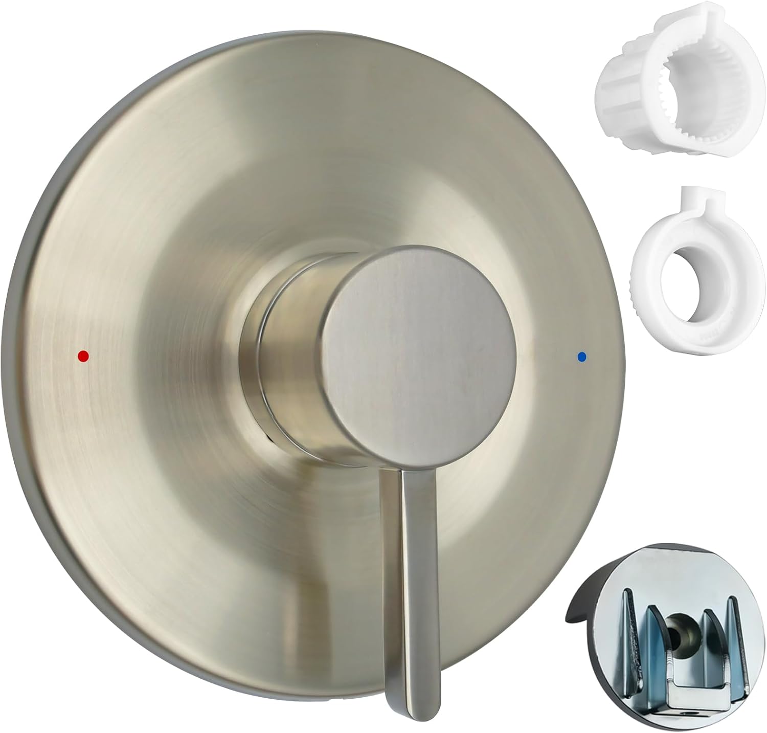 T21911BN Trim Kit for Moen Posi Temp Shower Handle, Single Shower Handle, Compatible with Moen Bathtub & Shower Faucet Handle, Brushed Nickel