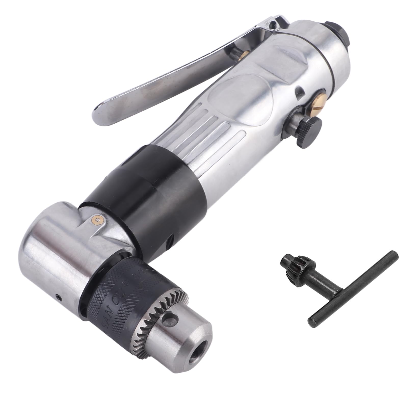 Trapano Pneumatico ad Angolo Retto 90° Reversibile 3/8 Pollici con Accessori per Utensile Pneumatico