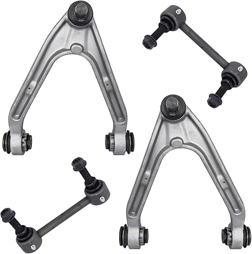 Miniatura 116 de Detroit Axle - Kit de brazos de control delanteros de 4 piezas para Nissan Cube 2009-2014, Nissan Versa 2007-2012 2 brazos de control inferiores con