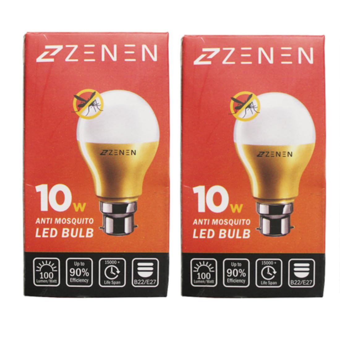 Anti Mosquito lamp LED Mosquito Bulb Lighting Yellow LED Bug Light Bulb No Blue Light 220V-240V LED 10 - Watt (Eco Friendly LED Bulb Mosquito) Electric Insect Killer Indoor, Outdoor (2) (B0BLZ5N5M8) Amazon Price History, Amazon Price Tracker