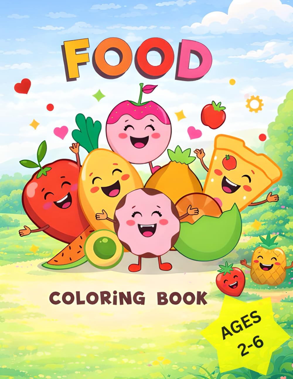 Food: Coloring book