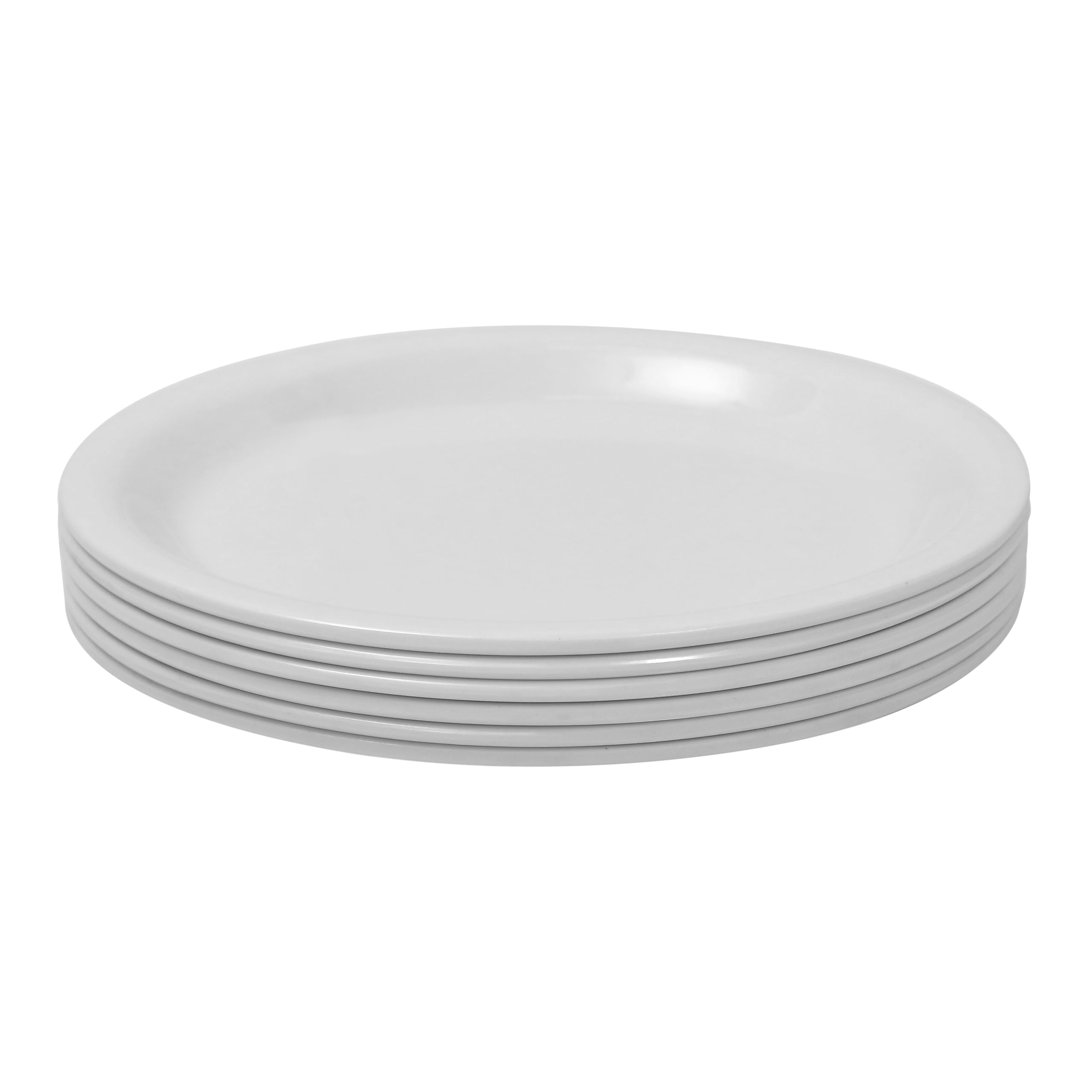 Ariya Half Patti Quarter Plate Set of 6 | Plate for Snacking & Gifting | Microwave Safe | Extra Strong | Super Light | Food Safe | Perfect for Everyday Use and Special Occasions (Size : 8 Inch)