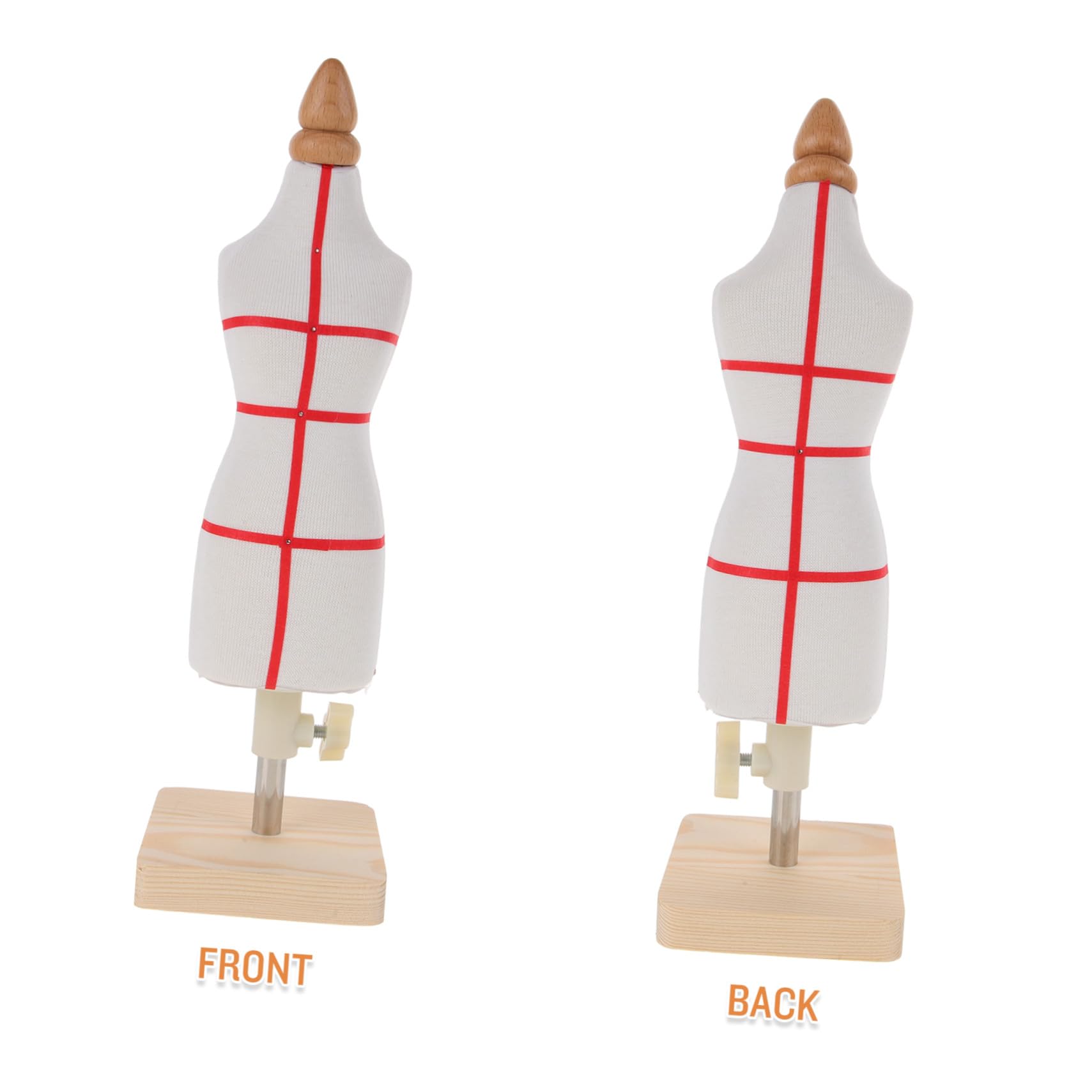 Maniquí para Muñecas Educativo Mini con Base Estable Soporte para Ropa Herramienta Enseñanza Costura y Confección
