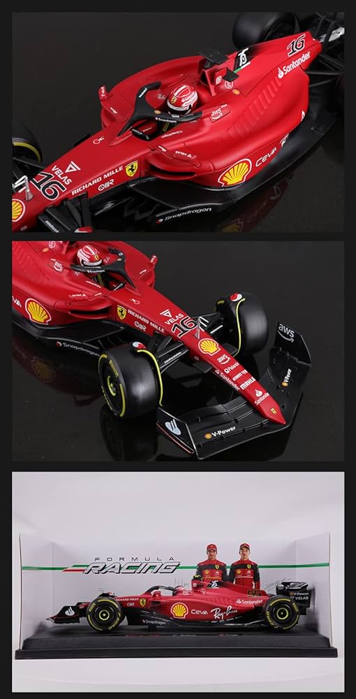 ミニカー Ferrari F1 1/18 Amazon.com: pchmodel 1:18 F1 Ferrari F1-75 Racing Formula