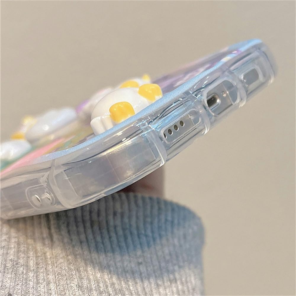 Amazon.co.jp: かわいい 3D 漫画ダックケーキグラデーション