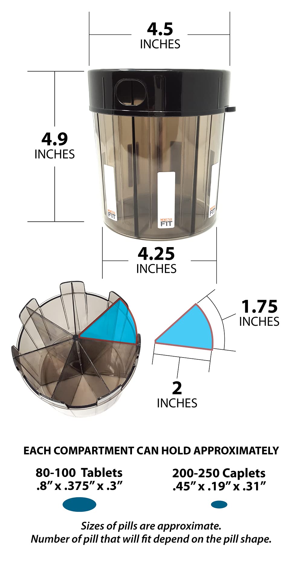 Extra Large Pill Container