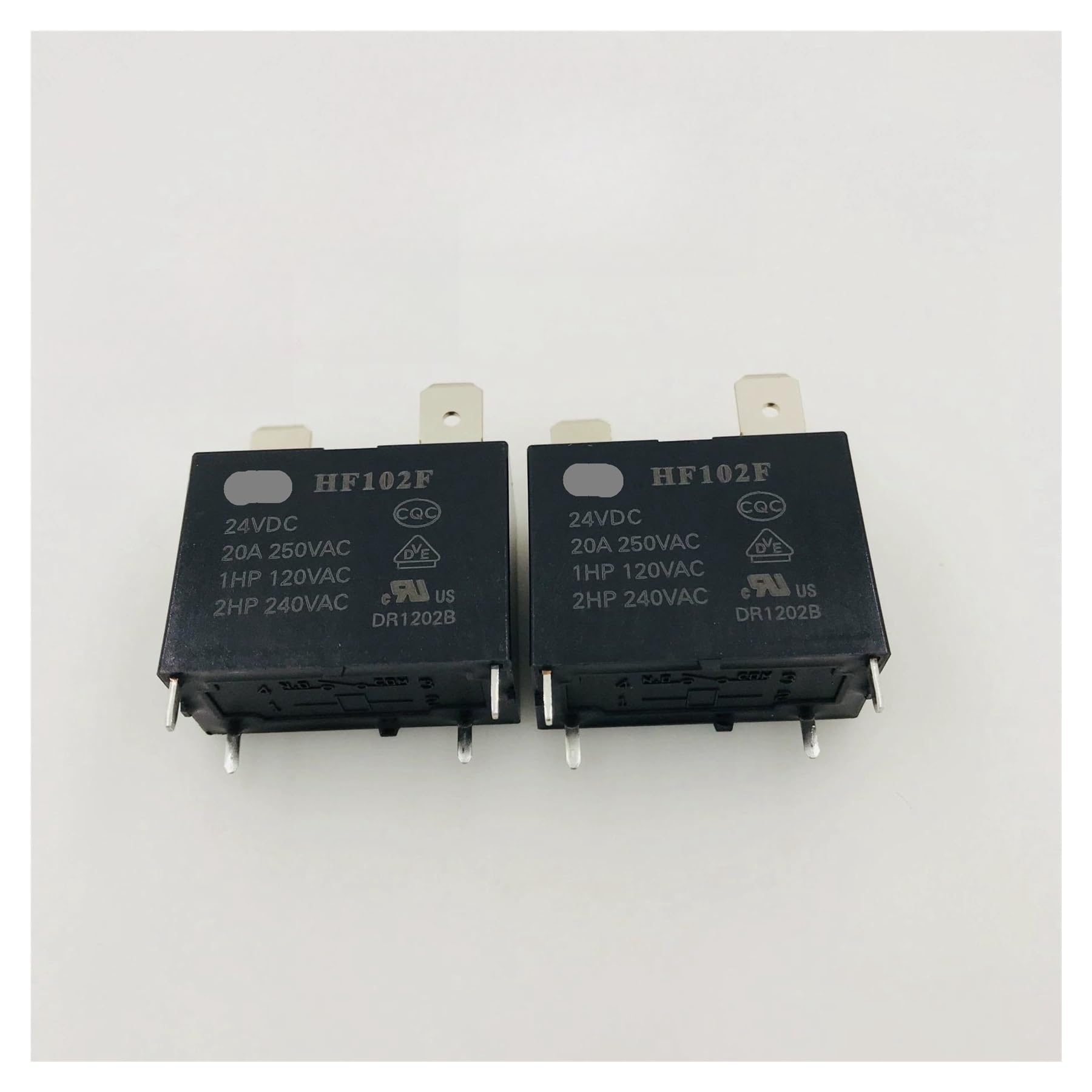 AARTERZZA 1pcs HF102F-24VDC JQX-102F-24VDC 20A250VAC