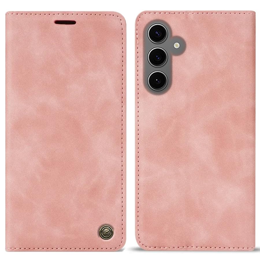 ClickCase for Samsung Galaxy A35 5G Sheepskin Series Faux Leather Wallet Flip Case with Video Stand & Magnetic Closure Lightweight Flip Cover for Samsung Galaxy A35 5G (Pink) (B0D8P6VWJT) Amazon Price History, Amazon Price Tracker
