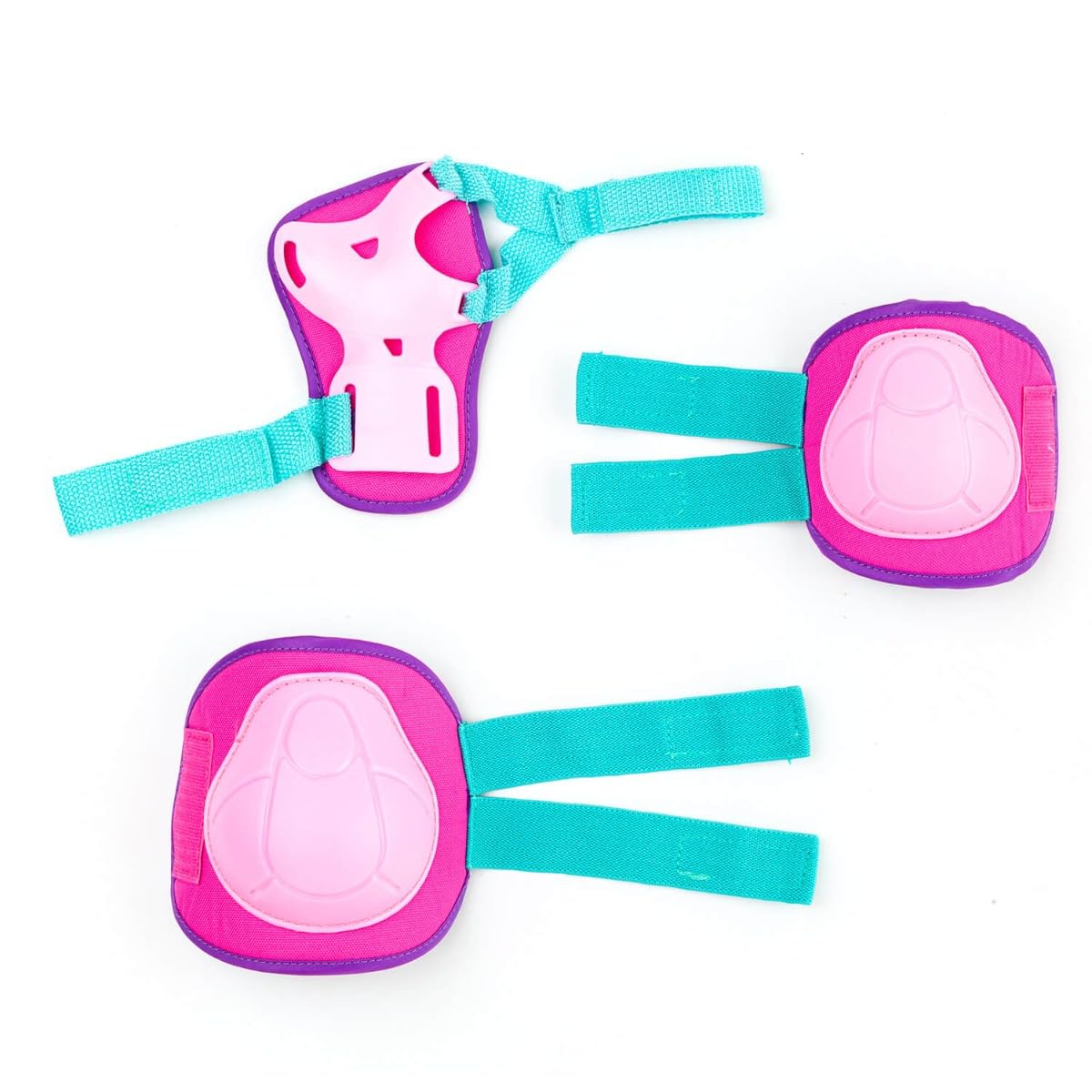 MOLTO | Skate Protections | Adjustable Elbow and Wrist Guards Pink | Size M | Educational Toys for Children | Suitable for Children Ages 3-10
