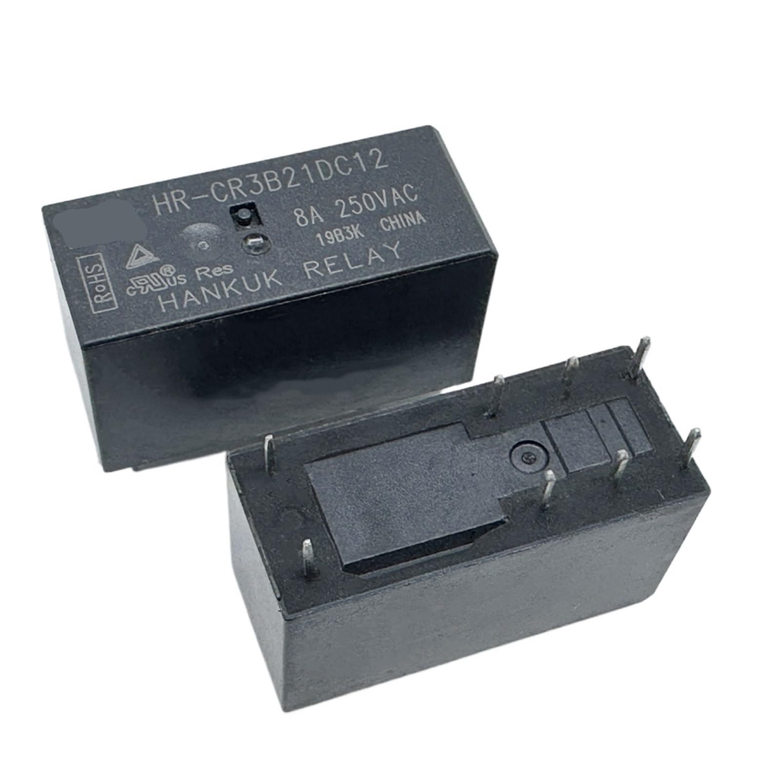 Yzwrwrmktb One Color 1Pc Hr-Cr3b21dc12 (115F2c-12V-8A) Relay 8Pins