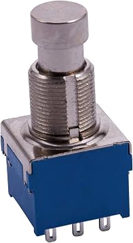 Guitar Effects 3PDT 9 Pin Lock Stomp Pedal Blue