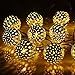 Globe String Lights, CMYK 20 Ft 40 Balls Waterproof LED Fairy Lights, Outdoor Starry Lights Solar Powered String Lights, Decorative Lighting for Home, Garden, Party, Festival, Warm White