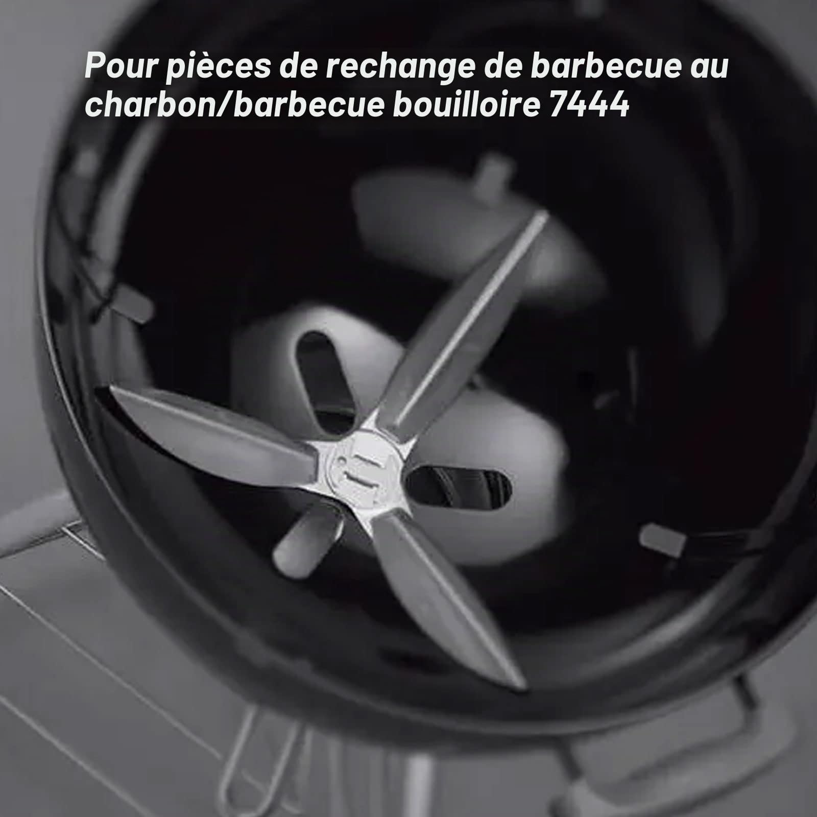 Lot de 2 Systèmes de Nettoyage One Touch de 47 cm, 18-1/2-Inch Kit de Nettoyage One Touch Compatibles avec Les Pièces de Barbecue Weber 7443 90992 3618 307443 307408 90719