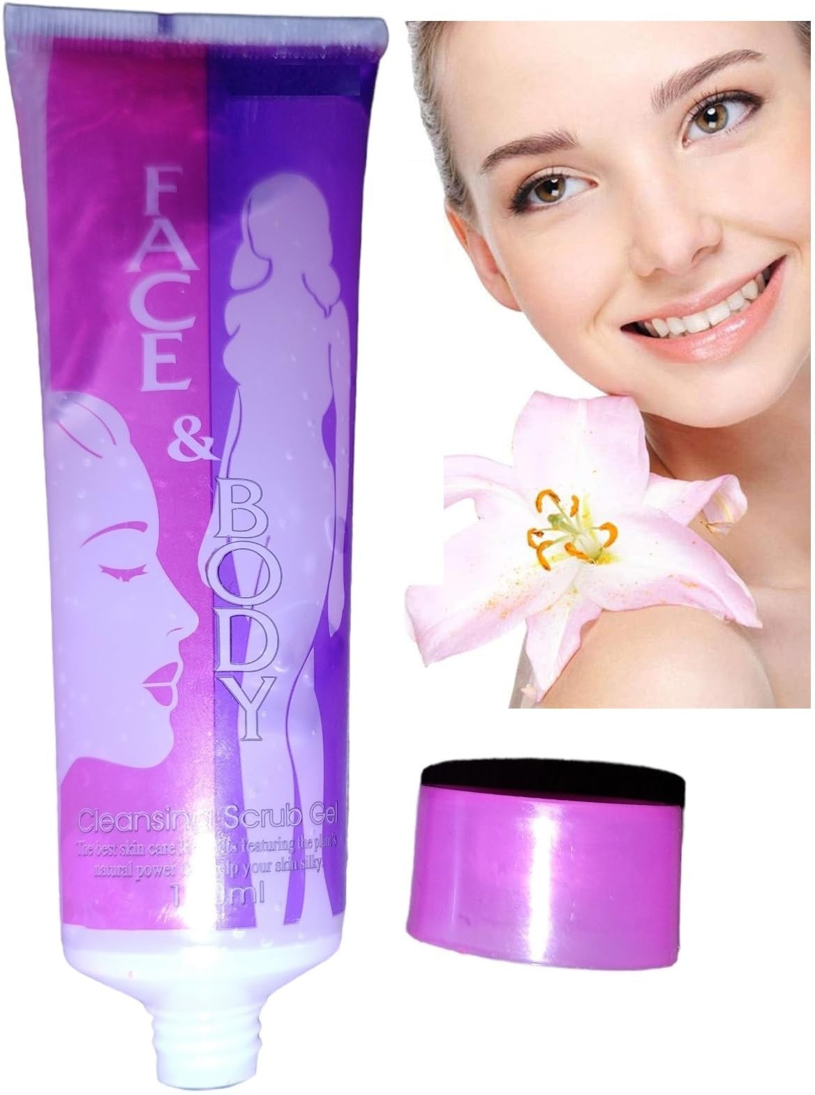 100ML Dead Skin Removing Cleansing Face & Body Cleansing Gel Scrub-image-41
